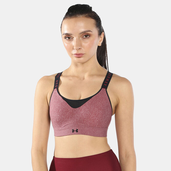 Women's Infinity High Heather Sports Bra Women's Infinity High Heather Sports Bra image number 0