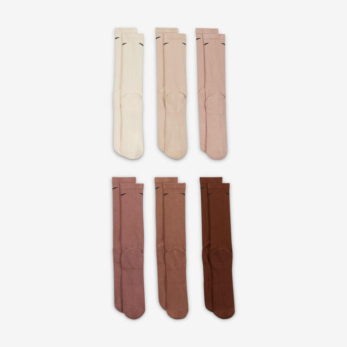 Nike Men's Everyday Plus Cushioned Training Crew Socks (6 Pairs) Beige Nike Men's Everyday Plus Cushioned Training Crew Socks (6 Pairs) Beige image number 2
