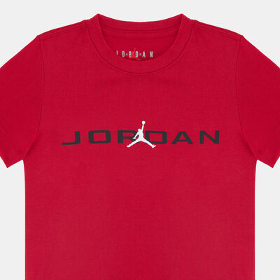 Jordan Kids' Baseline T-Shirt and Shorts Set Red Jordan Kids' Baseline T-Shirt and Shorts Set Red