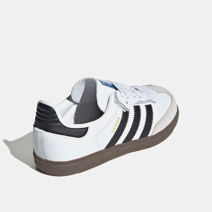 adidas Originals Kids' Samba OG Comfort Closure Shoes White adidas Originals Kids' Samba OG Comfort Closure Shoes White image number 2