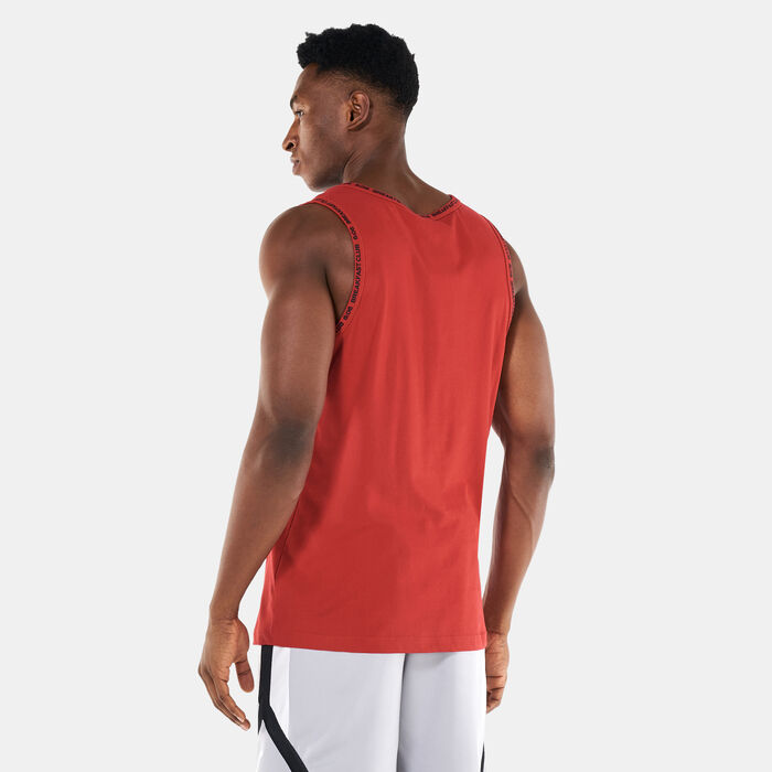 Jordan Men's Dri-FIT Sport Graphic Tank Top Red Jordan Men's Dri-FIT Sport Graphic Tank Top Red image number 1