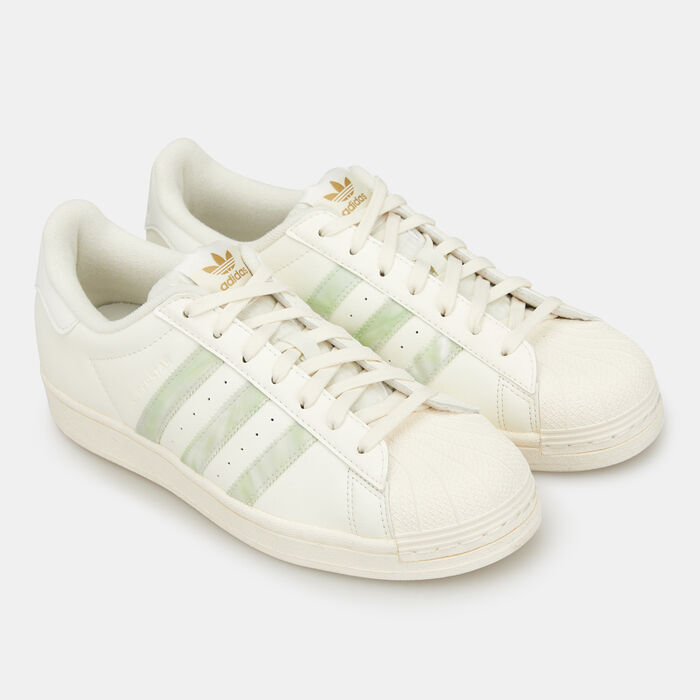 adidas Originals Women's Superstar Vegan Shoe Beige image number 1