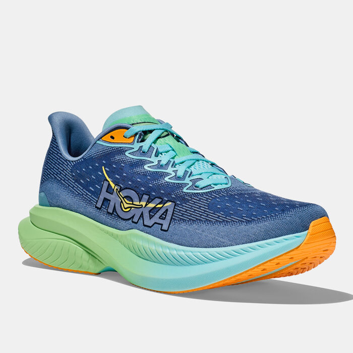 HOKA Men's Mach 6 Running Shoes Blue HOKA Men's Mach 6 Running Shoes Blue image number 1