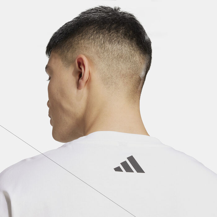 adidas Emerging Harmony Graphic T-Shirt White adidas Emerging Harmony Graphic T-Shirt White image number 4