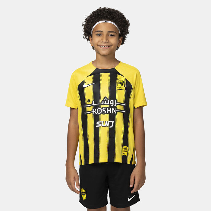 Nike Kids' Al-Ittihad 2024/25 Home Replica Football Jersey yellow Nike Kids' Al-Ittihad 2024/25 Home Replica Football Jersey yellow image number 0