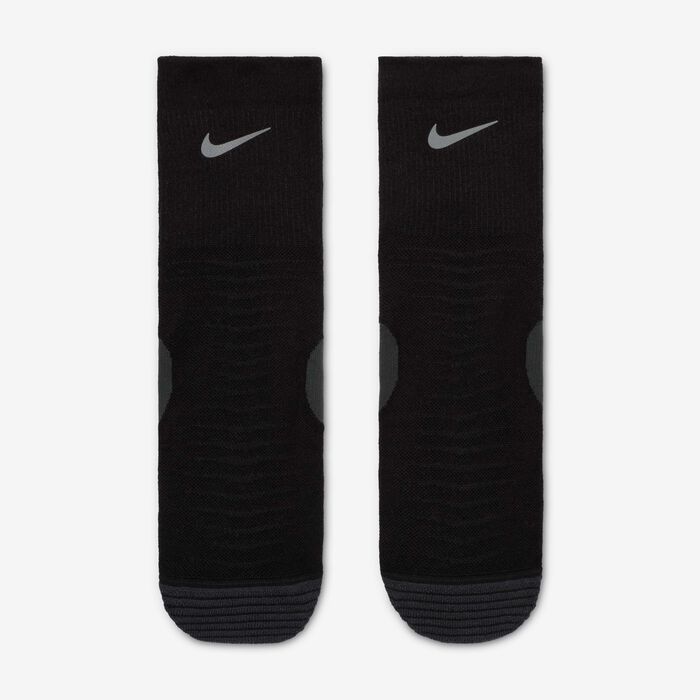 Nike Dri-FIT Trail Running Ankle Socks (1 Pair) Black Nike Dri-FIT Trail Running Ankle Socks (1 Pair) Black image number 1