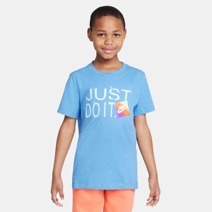 Nike Kids' Sportswear T-Shirt Blue Nike Kids' Sportswear T-Shirt Blue image number 0