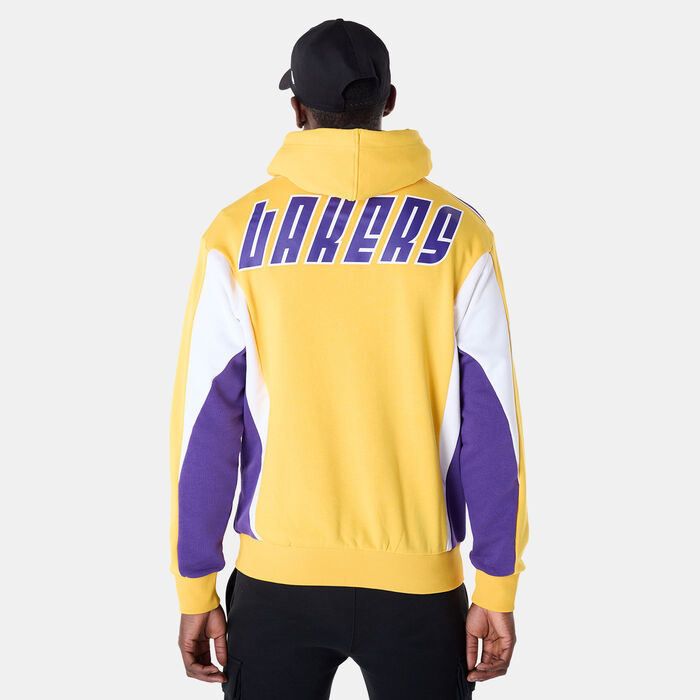 New Era Men's NBA Los Angeles Lakers Hoodie yellow New Era Men's NBA Los Angeles Lakers Hoodie yellow image number 1