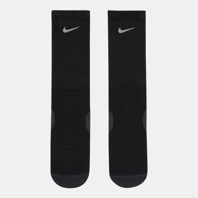 Nike Men's Dri-FIT Trail Running Crew Socks (1 Pair) Black