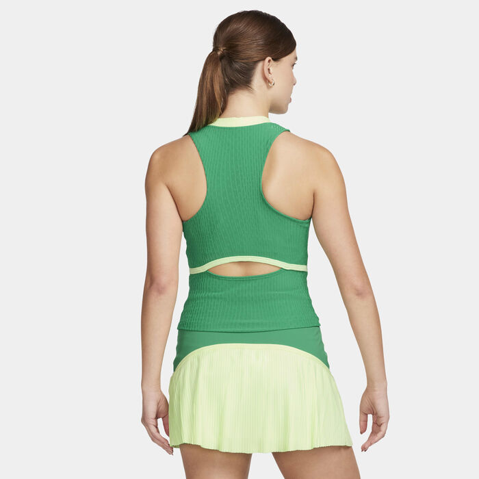 Nike Women's Court Slam Tank Top Green image number 1