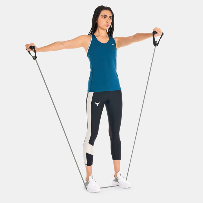 Under Armour Women's HeatGear® Armour Racer Training Tank Top Green image number 2