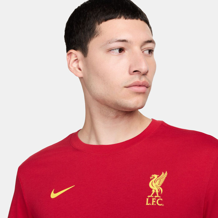 Nike Men's Liverpool Essential T-Shirt Red Nike Men's Liverpool Essential T-Shirt Red image number 3