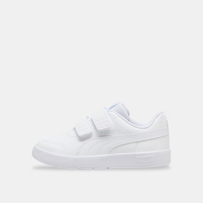PUMA Kids' Courtflex V3 Velcro Shoes White PUMA Kids' Courtflex V3 Velcro Shoes White image number 0