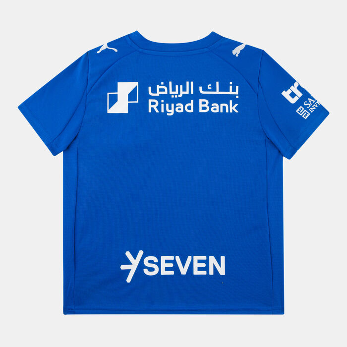 PUMA Kids' Al Hilal 25/26 Home Replica Football Jersey Blue PUMA Kids' Al Hilal 25/26 Home Replica Football Jersey Blue image number 2