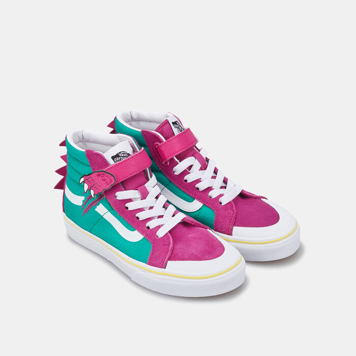 Vans Kids’ Dino Sk8-Hi Reissue 138 Velcro Unisex Shoe Green Vans Kids’ Dino Sk8-Hi Reissue 138 Velcro Unisex Shoe Green image number 1