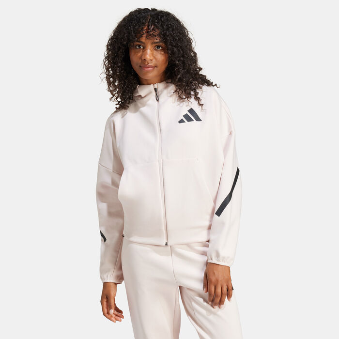 adidas Women's Z.N.E. Hoodie Pink adidas Women's Z.N.E. Hoodie Pink image number 0