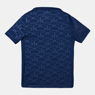 Nike Kids' FC Barcelona 24/25 Academy Pro Home Pre-Match Football Top Blue