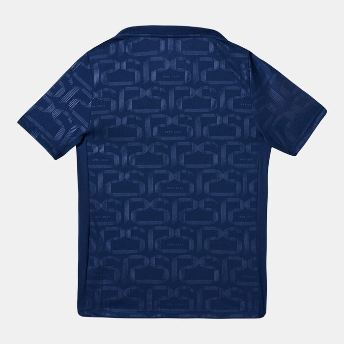 Nike Kids' FC Barcelona 24/25 Academy Pro Home Pre-Match Football Top Blue image number 1