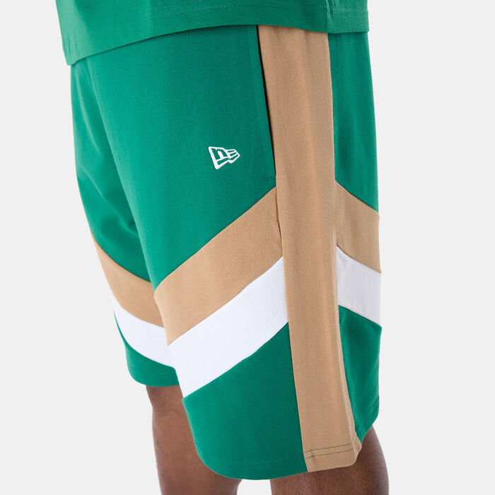 New Era Men's NBA Boston Celtics Panel Shorts Green New Era Men's NBA Boston Celtics Panel Shorts Green image number 3