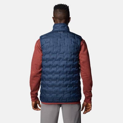 Columbia Men's Delta Ridge II Down Hiking Vest Blue Columbia Men's Delta Ridge II Down Hiking Vest Blue