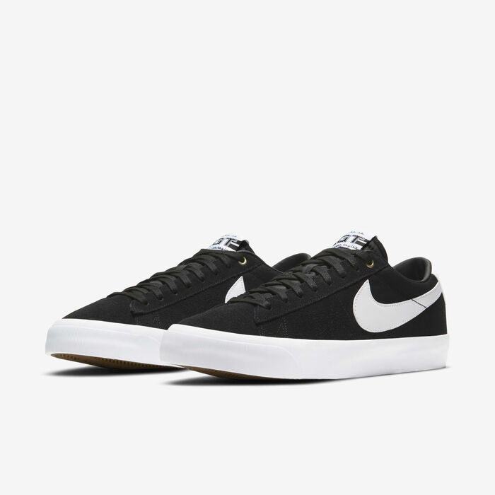 Nike SB Zoom Blazer Low Pro GT Skate Shoes Black Nike SB Zoom Blazer Low Pro GT Skate Shoes Black image number 4