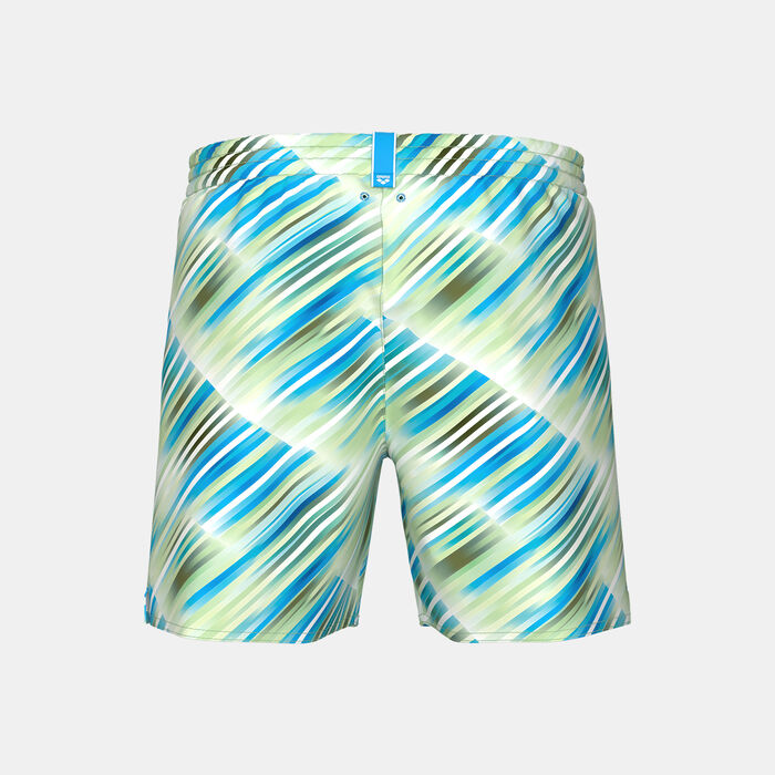 Arena Men's Printed Beach Shorts Green Arena Men's Printed Beach Shorts Green image number 1