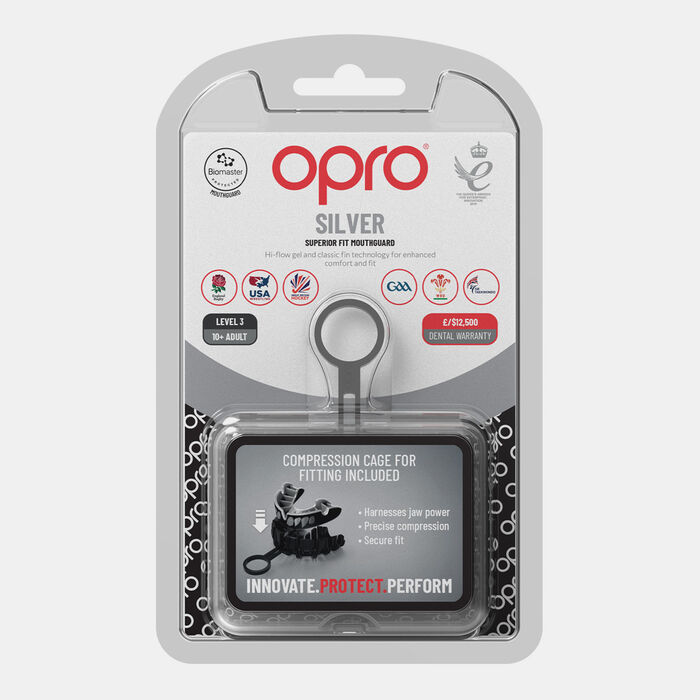OPRO Self-Fit Silver-Level GEN5 MMA Mouth Guard Black image number 1