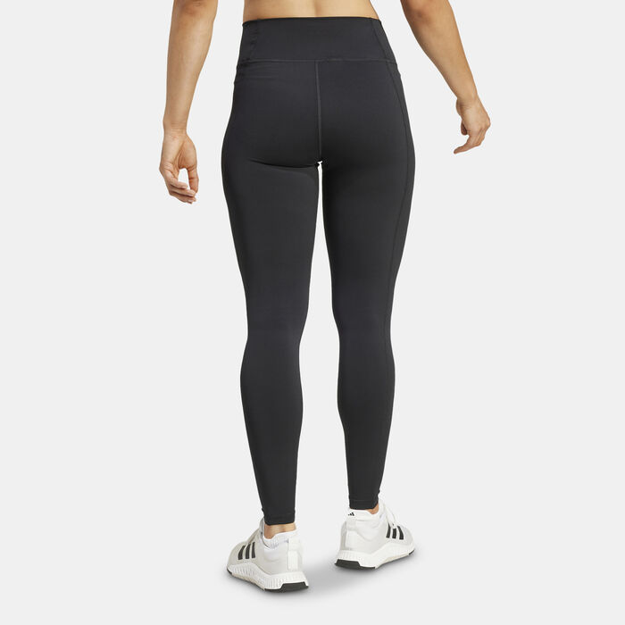 adidas Women's Train Essentials Full-Length Training Leggings Black adidas Women's Train Essentials Full-Length Training Leggings Black image number 1