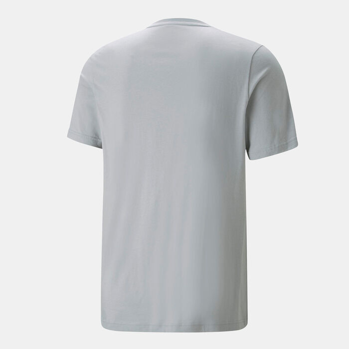 PUMA Men's Mercedes-AMG Petronas Motorsport F1 Essentials Logo T-Shirt Silver PUMA Men's Mercedes-AMG Petronas Motorsport F1 Essentials Logo T-Shirt Silver image number 1