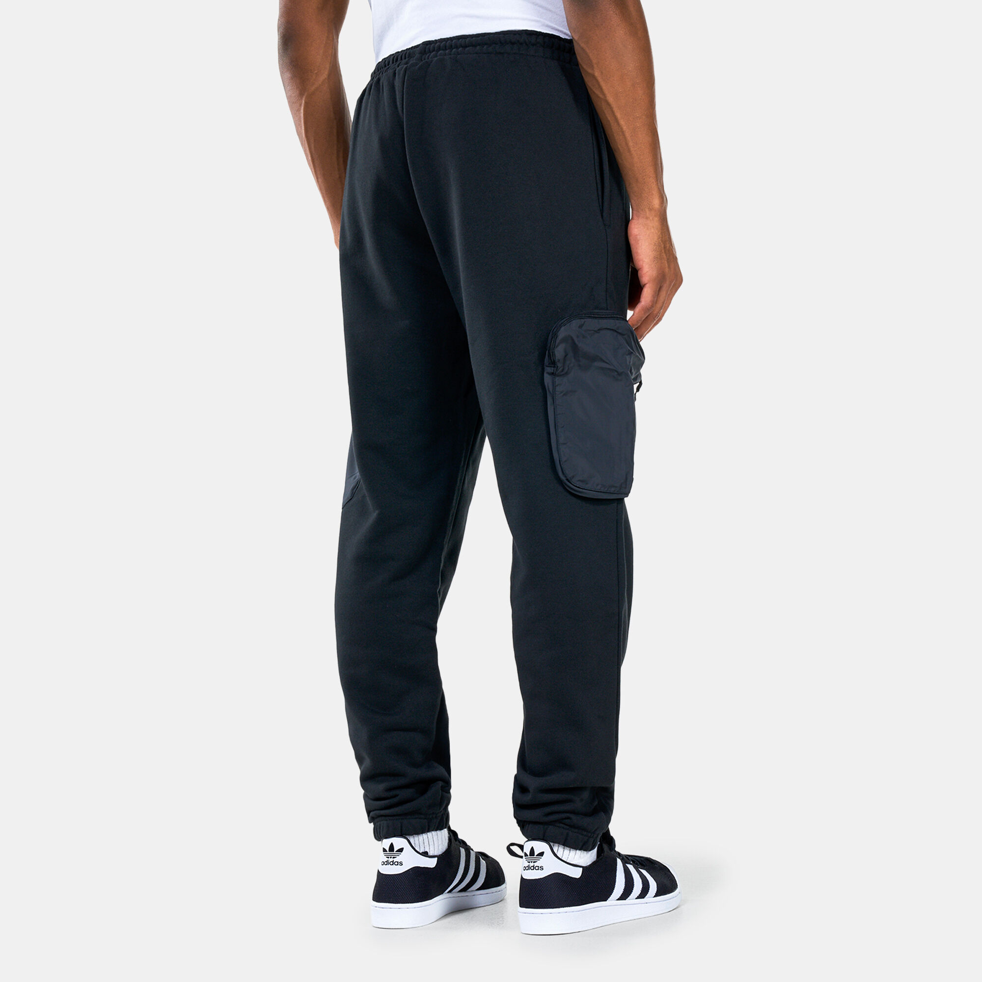 Adidas originals ryv cuffed sweatpants in gray sales