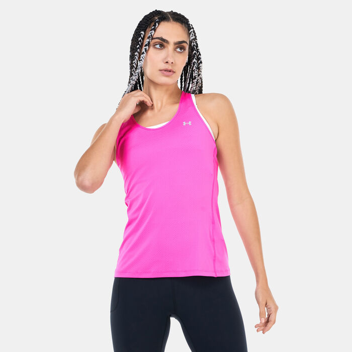 Under Armour Women's HeatGear® Armour Racer Training Tank Top Pink image number 0