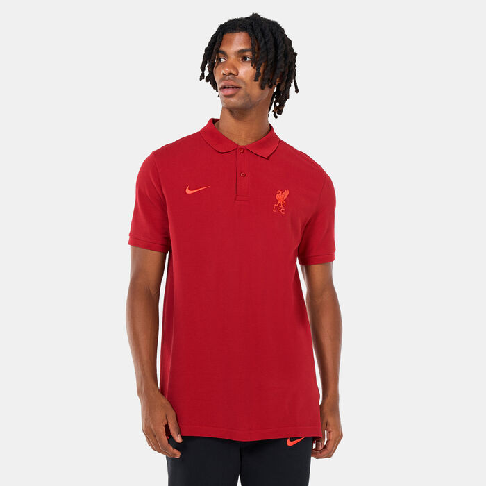 Nike Men's Sportswear Liverpool F.C. Polo Shirt Brown Nike Men's Sportswear Liverpool F.C. Polo Shirt Brown image number 0