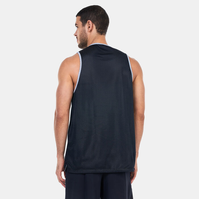 Under Armour Men's UA Baseline Reversible Basketball Jersey Black Under Armour Men's UA Baseline Reversible Basketball Jersey Black image number 1