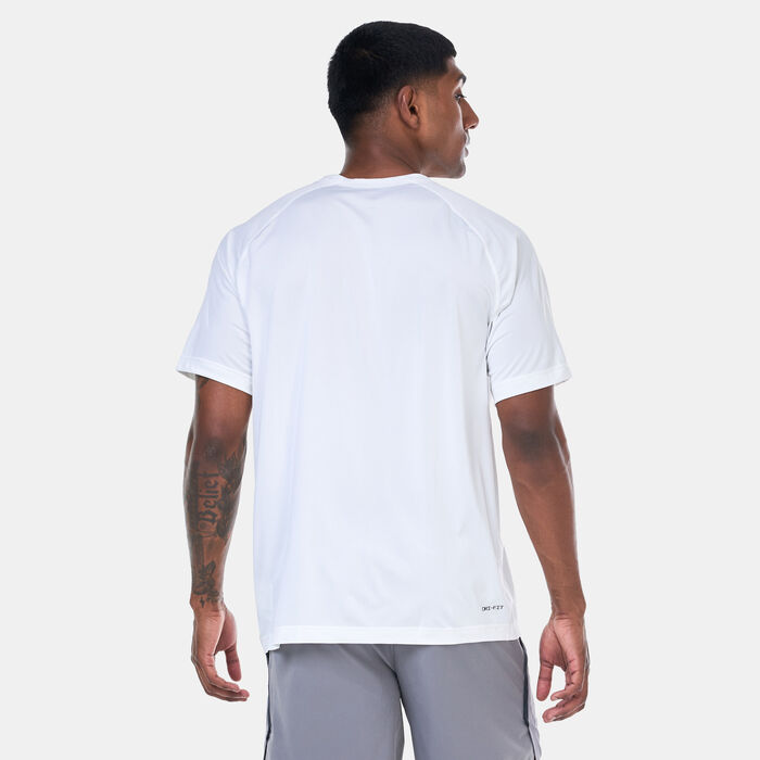 Nike Men's Ready Dri-FIT Fitness Top White Nike Men's Ready Dri-FIT Fitness Top White image number 1