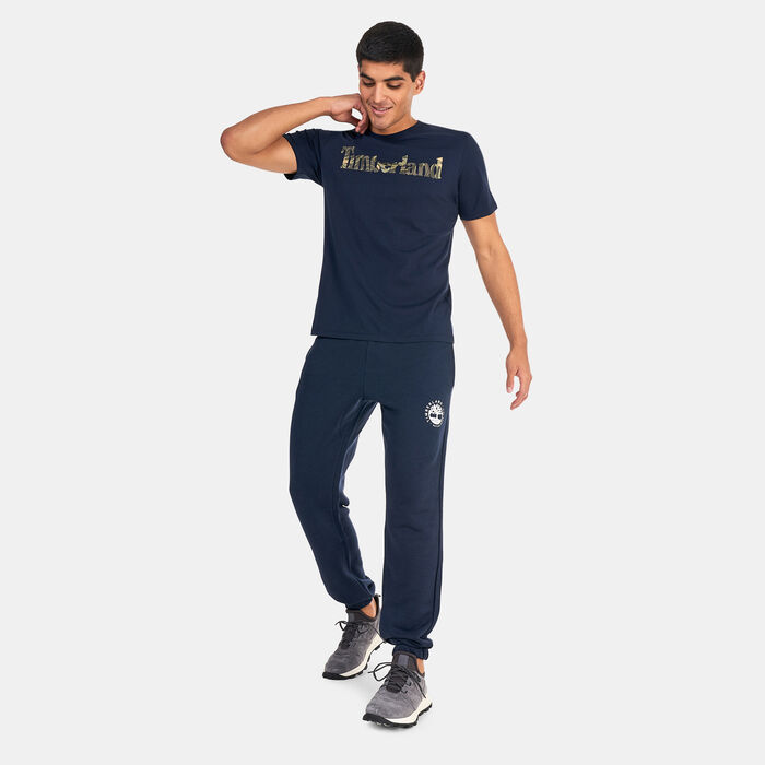 Timberland Men's Refibra Logo Sweatpants Blue image number 2