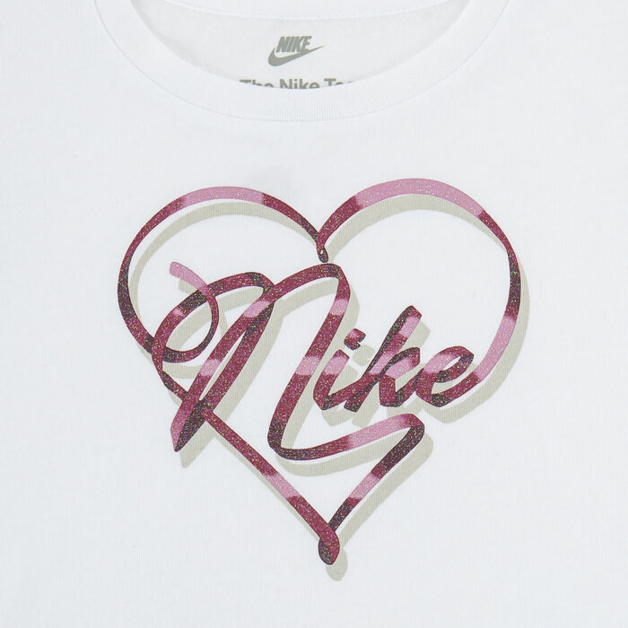 Nike Kids' Swoosh On Pointe Graphic T-Shirt Black image number 2