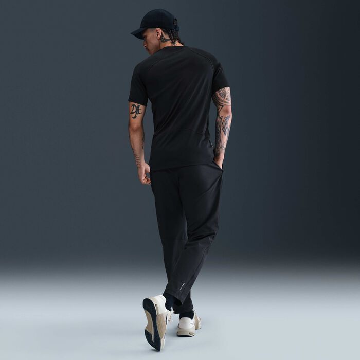 Nike Men's Pro Dri-FIT Training Pants Black Nike Men's Pro Dri-FIT Training Pants Black image number 3