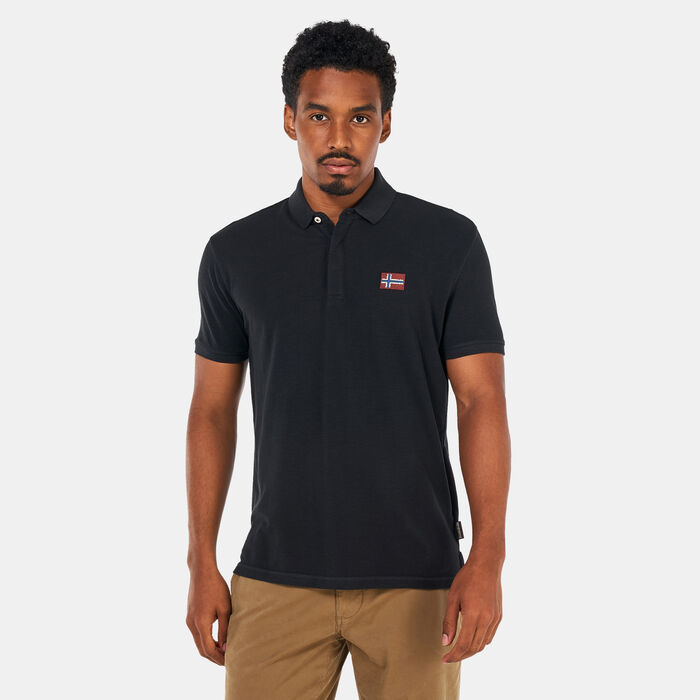 Napapijri Men's EBEA 1 Polo Shirt Black Napapijri Men's EBEA 1 Polo Shirt Black image number 0