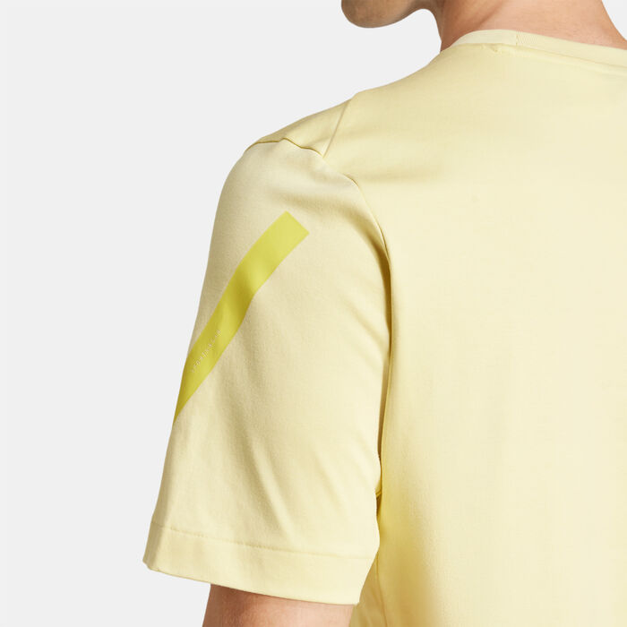 adidas Men's Z.N.E. T-Shirt yellow adidas Men's Z.N.E. T-Shirt yellow image number 4
