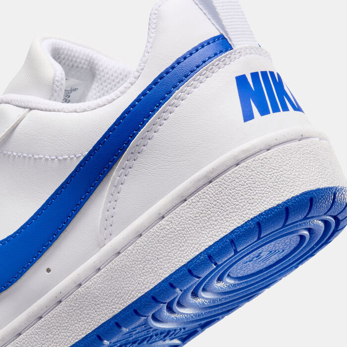 Nike Kids' Court Borough Low Recraft Shoes White Nike Kids' Court Borough Low Recraft Shoes White image number 5