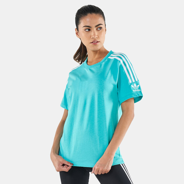 adidas Originals Women's Adicolor Classics Regular T-Shirt Green adidas Originals Women's Adicolor Classics Regular T-Shirt Green image number 0