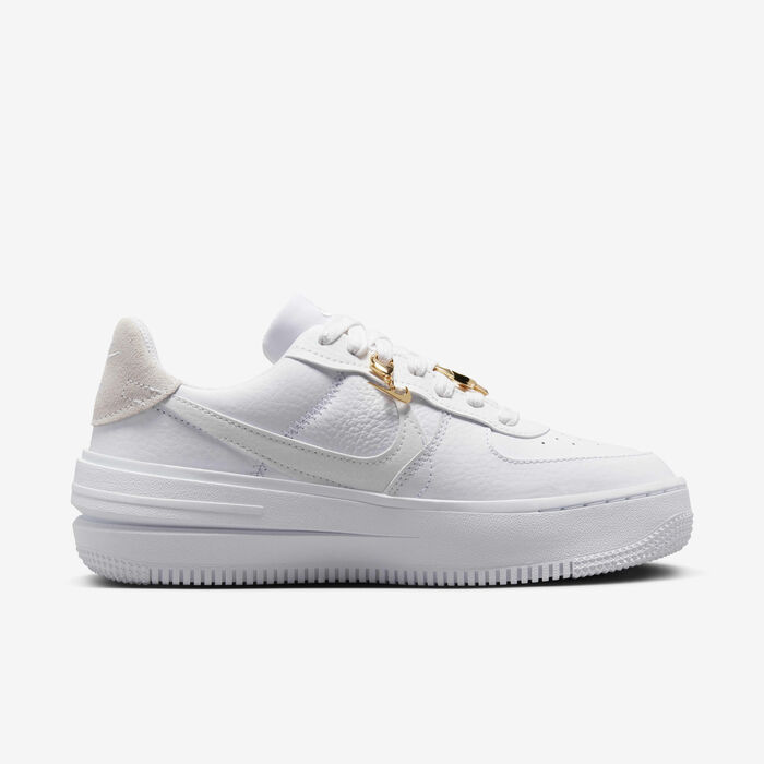 Nike Women's Air Force 1 Low PLT.AF.ORM Shoes White Nike Women's Air Force 1 Low PLT.AF.ORM Shoes White image number 2
