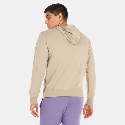 New Balance Men's Essentials Puff Print Pullover Hoodie Grey New Balance Men's Essentials Puff Print Pullover Hoodie Grey