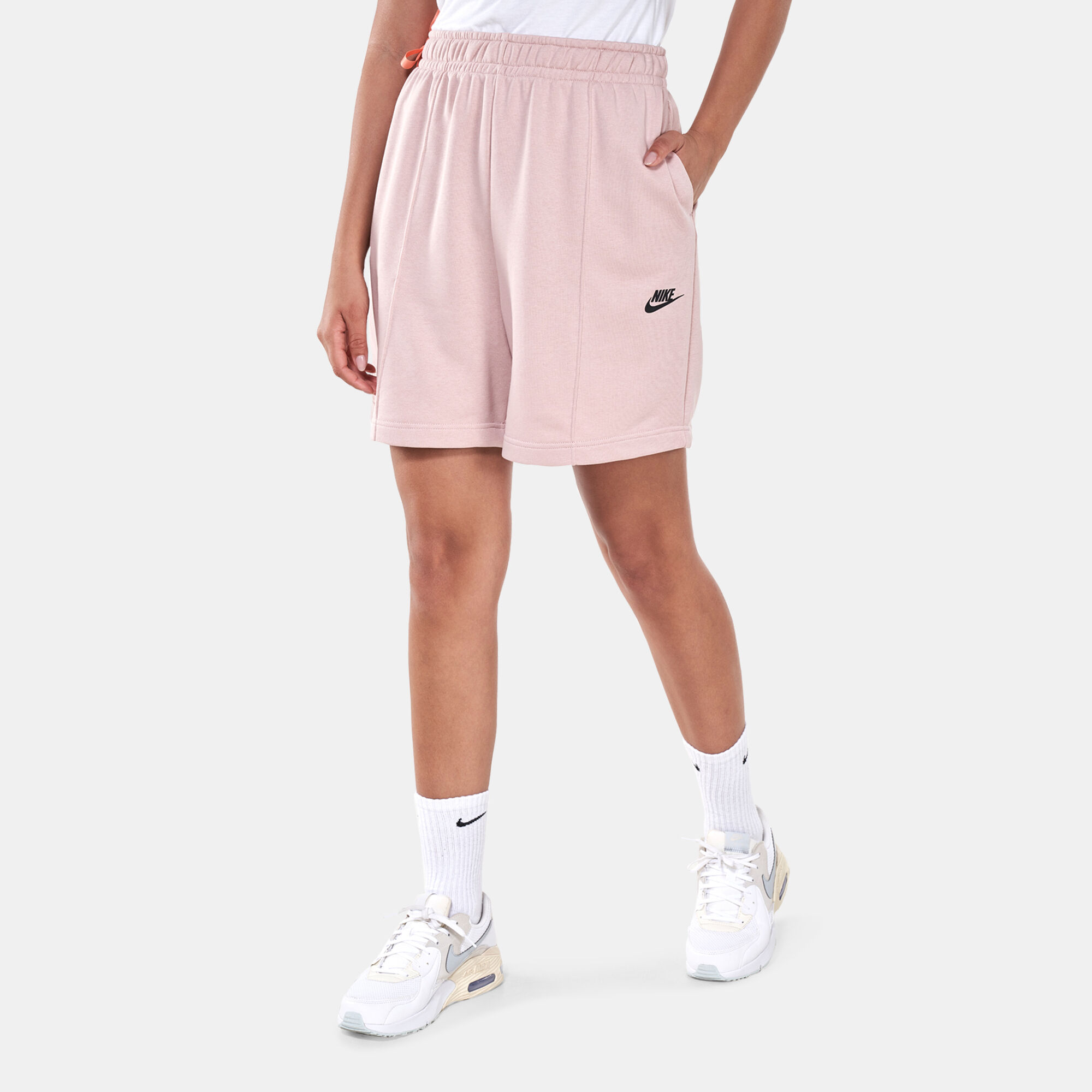 Women s Sportswear High Rise Fleece Dance Shorts Pink Nike in KSA SSS