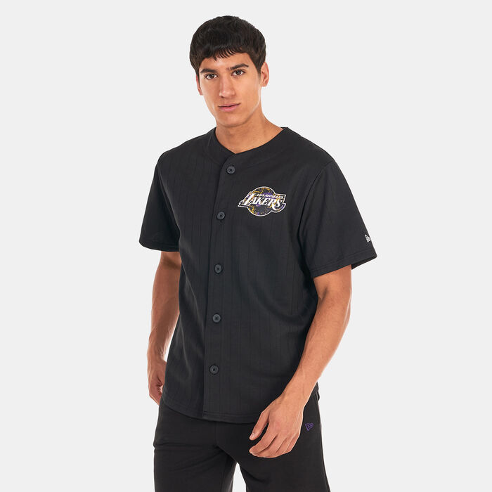 New Era LA Lakers Team Logo Jersey Black New Era LA Lakers Team Logo Jersey Black image number 0