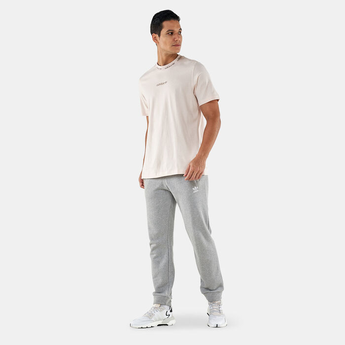 adidas Originals Men's Trefoil Linear T-Shirt Beige adidas Originals Men's Trefoil Linear T-Shirt Beige image number 2