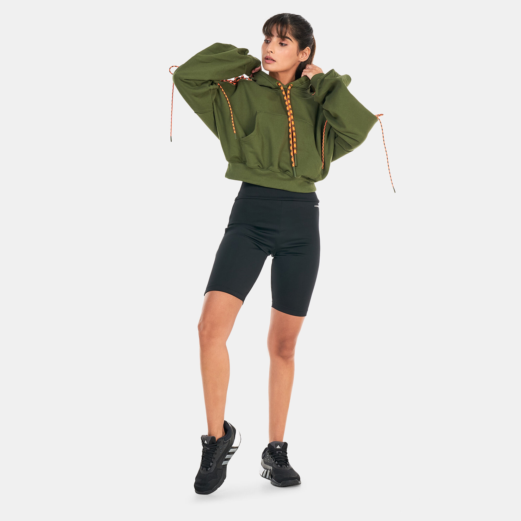 Women s X IVY Park Oversized Hoodie Green adidas Originals in KSA SSS