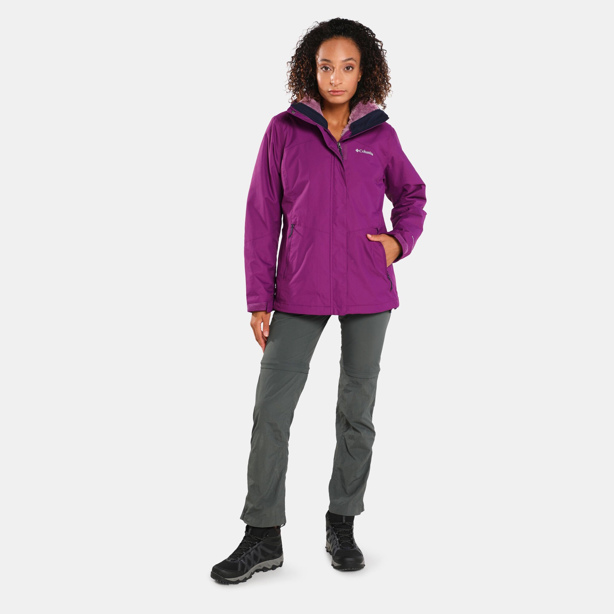 Buy Columbia Women s Bugaboo II Fleece Interchange Jacket Purple