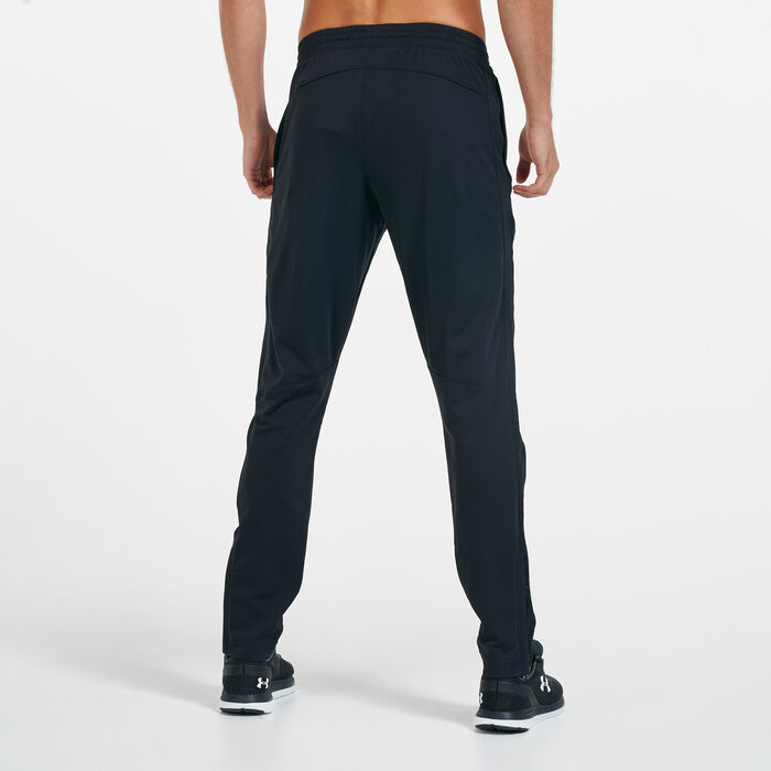 Under Armour Men's Pique Track Pants Black Under Armour Men's Pique Track Pants Black image number 1