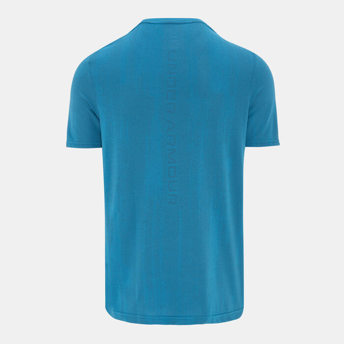 Under Armour Men's Vanish Seamless Novelty T-Shirt Blue Under Armour Men's Vanish Seamless Novelty T-Shirt Blue image number 1